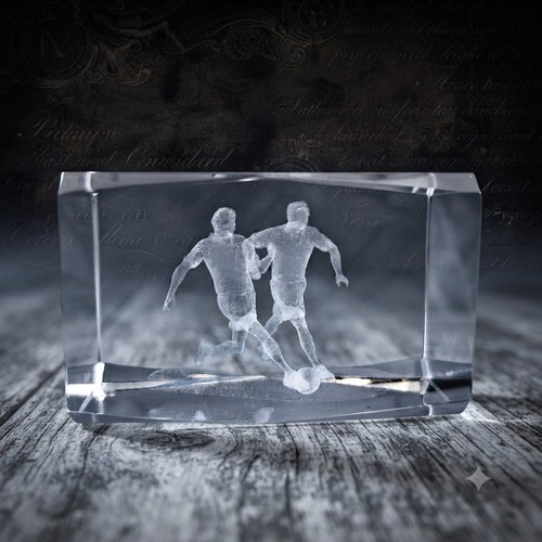 Laser etched crystal art - 3d,