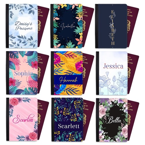 Personalised passport cover - personalised,