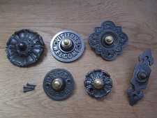 Cast iron door - iron, bell