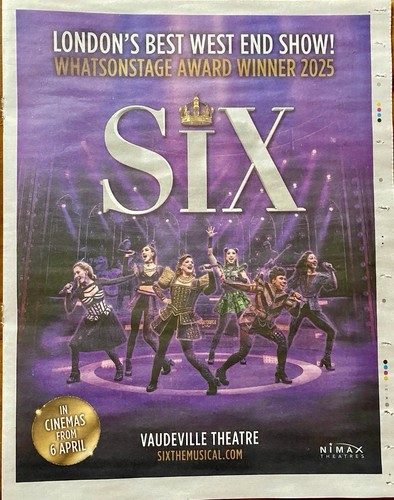 Six the musical west - west, end