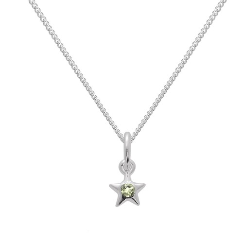 Sterling silver peridot cz - peridot,