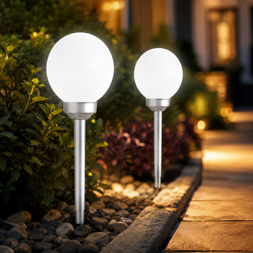 2pk solar garden ball - solar, lights