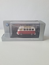 VW Model T1C Samba 1:43 Scale Diecast Bus Red Cream GENUINE 231099300E Y3D