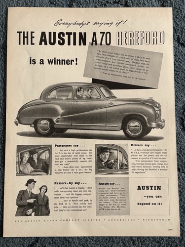 Vintage 1952 austin - vintage,