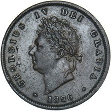 1826 Penny (Thin Line) -