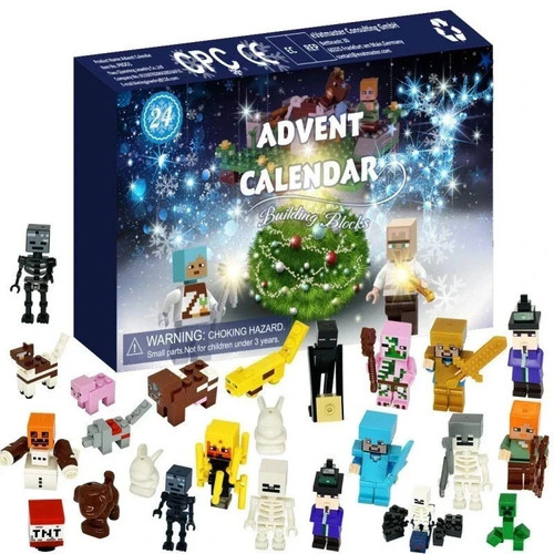 Christmas minecraft figure - christmas,