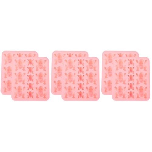 Pcs fondant mold frog - 6, shape