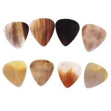 8pcs Buffalo Horn Guitar Pick