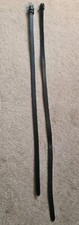 Schockemohle Black Leather Flash For Bridle x2: Cob & Full Size