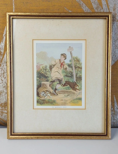 Vintage framed mauvais coup - un,