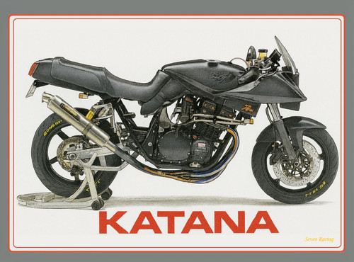 Suzuki gsx 1100 katana metal - suzuki,