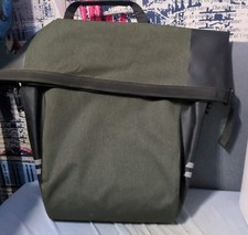 Halfords Advanced Bike Pannier Bag Rear Rack Grey Black