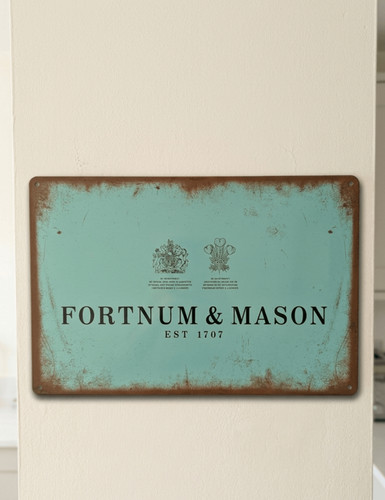 Fortnum mason metal sign - mason,
