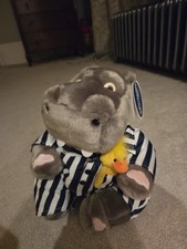 Silent Night Hippo Plush 10"