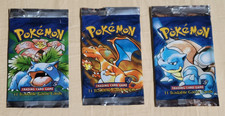 3 Pokemon Base Set 1st Edition