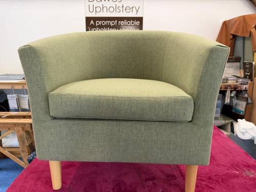 Comfy tub chair green - tub,