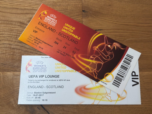 Vip match tickets - -, women's