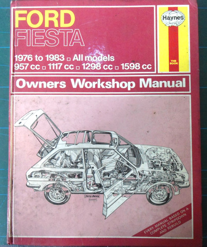 Haynes manual ford - manual, mk1