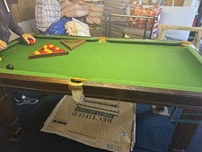 6ft X 3ft BCE Pool Table  With Six Cues, And Two Sets Of Balls Plus Accessories 
