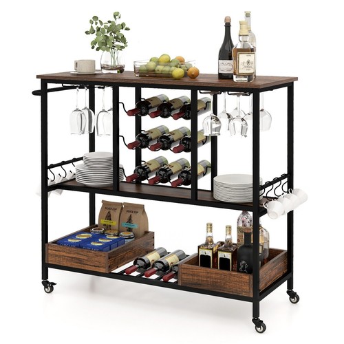 Costway tiers bar - costway, home
