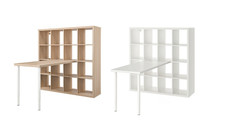 IKEA KALLAX/LAGKAPTEN Corner Desk Combination, 147x159x147 cm, Storage & Workspa