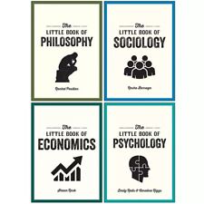 The Little Book of Philosophy, Sociology, Economics, Psychology 4 Books Set