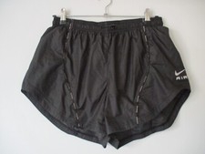 Nike Air Running Shorts Womens Medium Black Brief Lined Dri Fit Gym Marathon