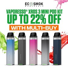 Vaporesso ® XROS 3 Mini Pod Kit E-Cig Vape Pen 1000mAh OR XROS GENUINE Pods