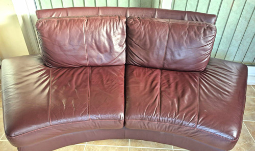 Dfs brown leather sofa novelty - sofa,