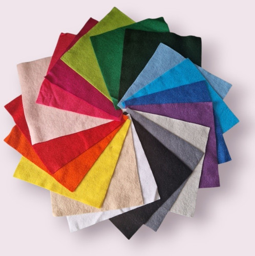 Craft felt squares - squares, wool