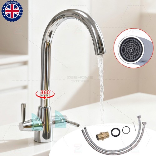 Chrome kitchen sink - sink, mono