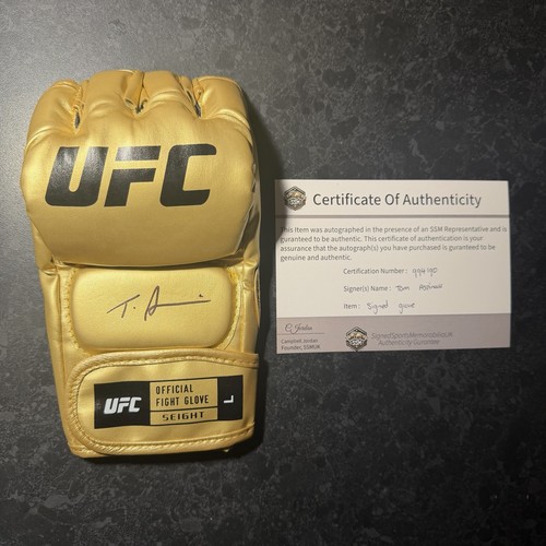Tom aspinall gold ufc - tom, glove