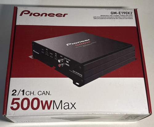 Pioneer e190x2 bridgeable - ,