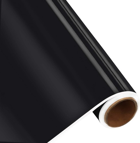 Black high gloss car vinyl - gloss,