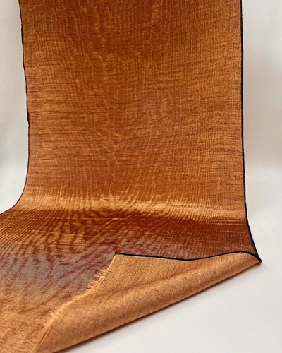 Moire silk cinnamon - moire,