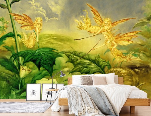 Butterfly fairy leaves - 3d,