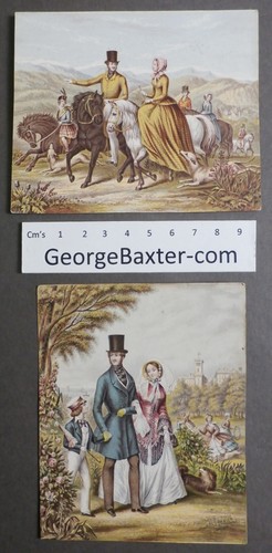 Pair prints queen victoria - pair,