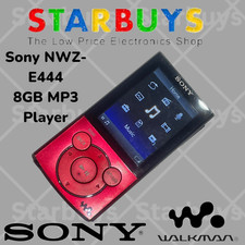 Sony Walkman 8GB NWZ-E444 USB Portable Digital Music Media MP3 Player - Red