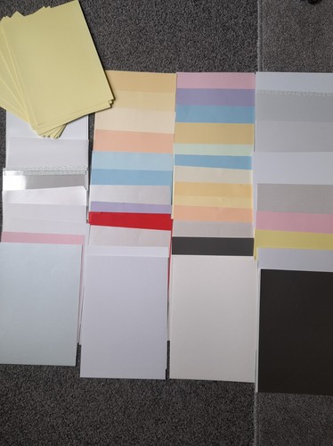 Over sheets of - a4,