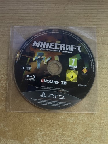 Minecraft ps3 disc only - minecraft,