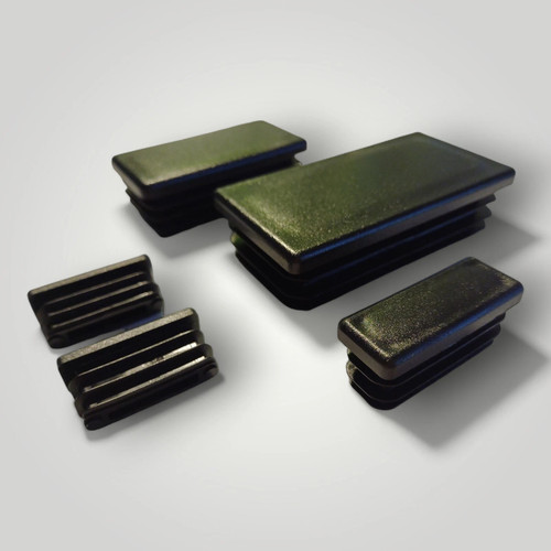 Rectangle plastic end - rectangle, caps