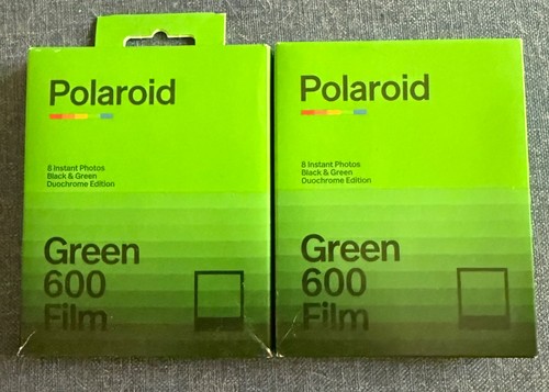 Green polaroid 600 film pack - green,