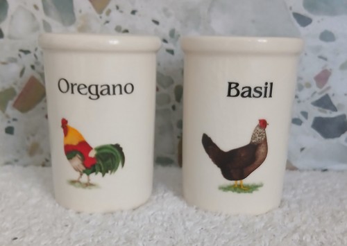 Vintage herb storage - storage, jars