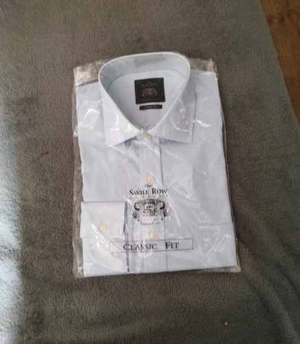 Saville row blue fine checked - saville,