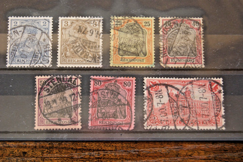 German stamps 1899 - german, 1899/1900