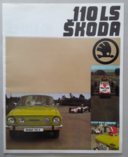Skoda 110 LS Brochure c.1974