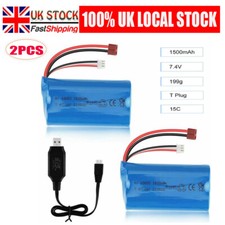 2X 7.4V 1500mAh 15C 2S Li-Ion