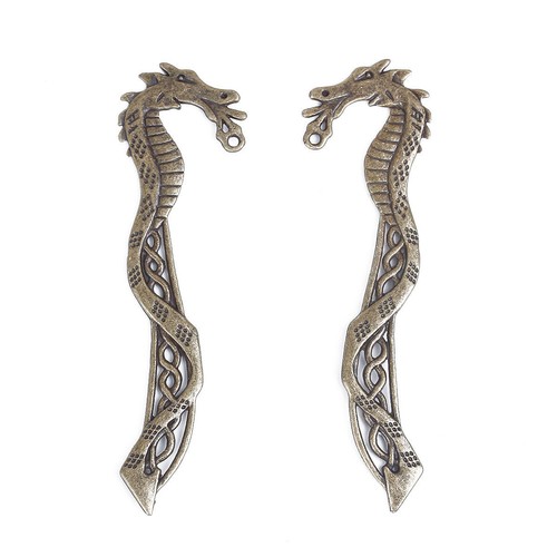Dragon bookmark blanks antique - bookmark,