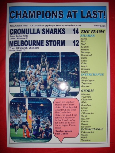 Cronulla sharks melbourne - 14,