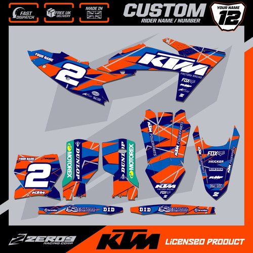 Ktm motocross graphics - ktm, custom